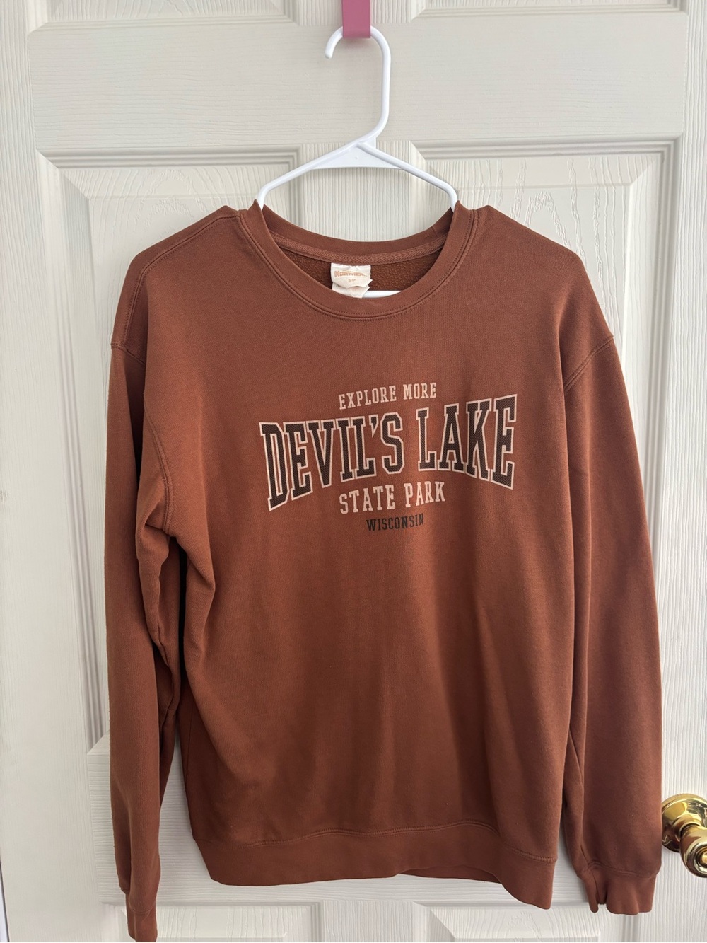 Devil's Lake State Park Crewneck Sweatshirt - Brown